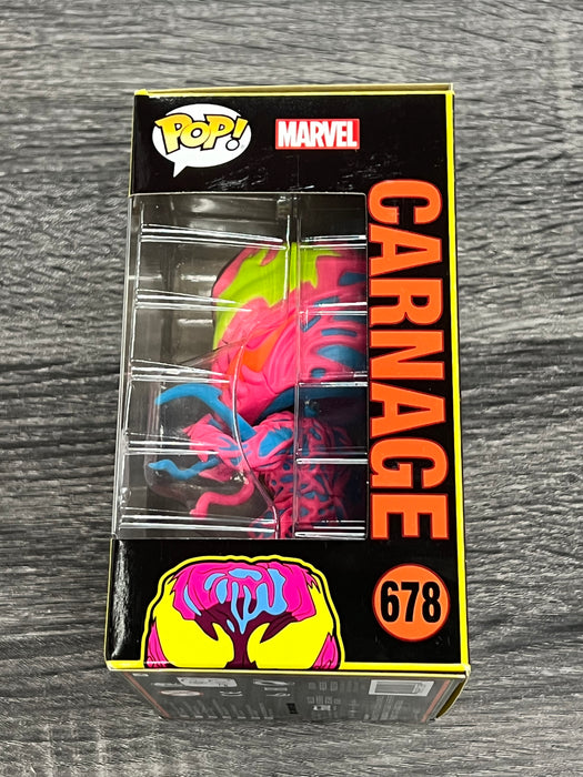 Carnage #678 Funko Limited Edition Funko Pop! Marvel Black Light