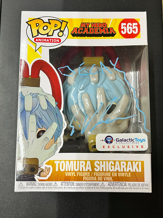 ***Signed***Tomura Shigaraki #565 Galactic Toys Collectibles Exclusive Funko Pop! Animation My Hero Academia