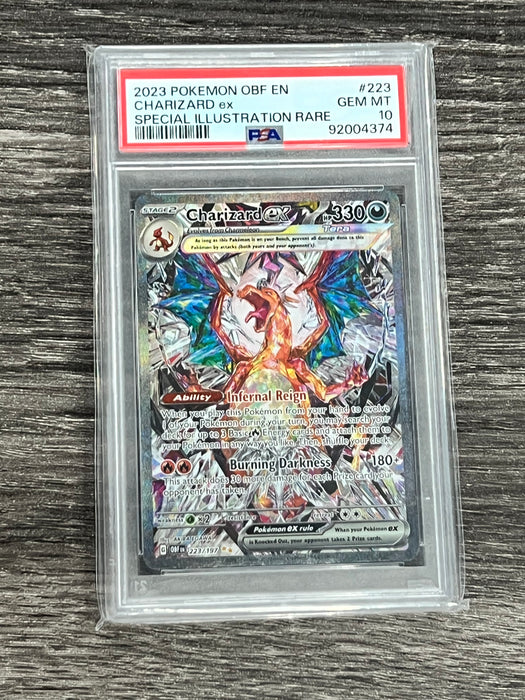 Charizard EX OBF EN 223/197 PSA 10