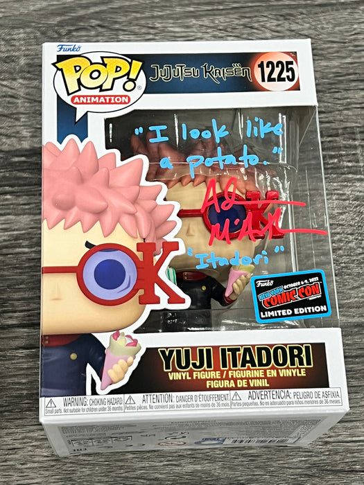 ***Signed*** Yuji Itadori #1225 2022 New York Comic Con Limited Edition Funko Pop! Animation Jujutsu Kaisen