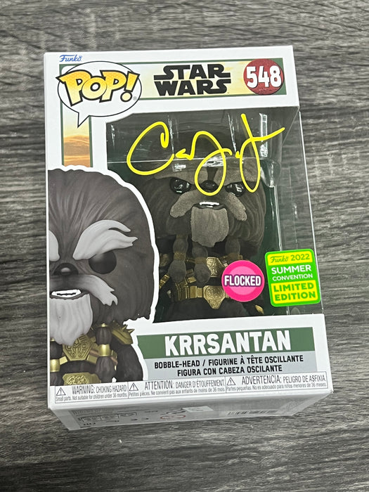 ***Signed*** Krrsantan #548 Flocked 2022 Summer Convention Limited Edition Funko Pop! Star Wars The Book Of Boba Fett