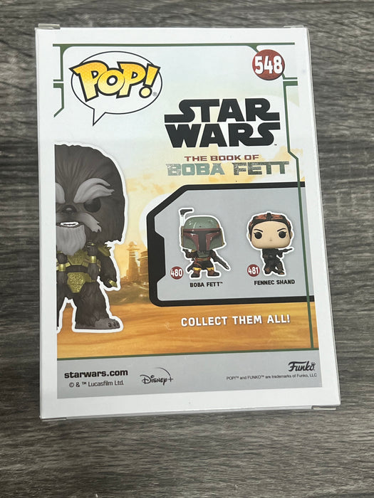 ***Signed*** Krrsantan #548 Flocked 2022 Summer Convention Limited Edition Funko Pop! Star Wars The Book Of Boba Fett