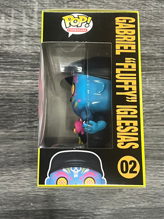 ***Signed*** Gabriel "Fluffy" Iglesias Black Light Edition Funko Pop! Comedians Gabriel Iglesias