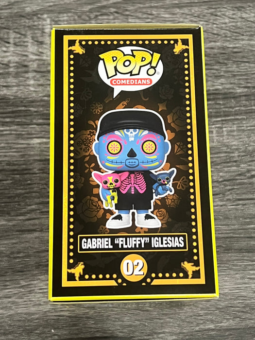 ***Signed*** Gabriel "Fluffy" Iglesias Black Light Edition Funko Pop! Comedians Gabriel Iglesias