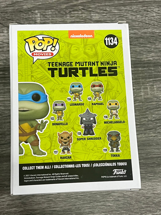 ***Signed*** Leonardo #1134 Funko Pop! Movies Teenage Mutant Ninja Turtles