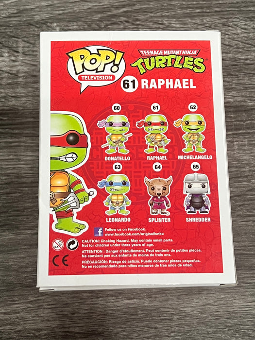 ***Signed*** Raphael #61 Funko Pop! Teenage Mutant Ninja Turtles