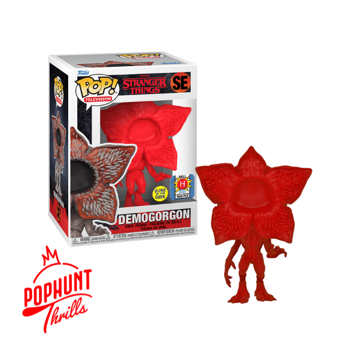 Stranger Things Demogorgon Pop! and Glow in order the Dark Mini Backpack Bundle