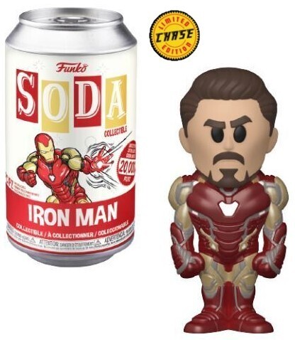 ***Opened*** Chase***Iron Man (20,000 Pcs) Funko Soda Figure Marvel