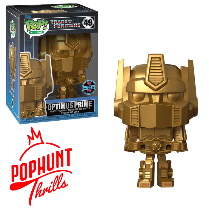 Optimus Prime #49 NFT Release (999 PCS) Funko Pop! Digital Transformers