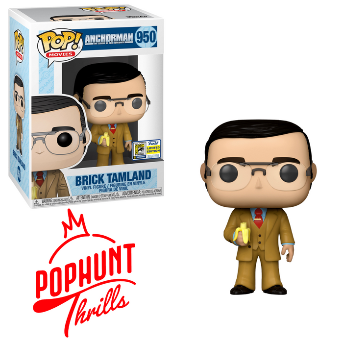 Brick Tamland #950 2020 San Diego Comic Con International Limited Edition Funko Pop! Movies Anchorman