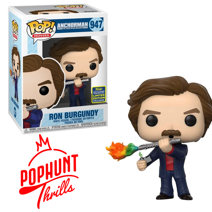 Ron Burgundy #947 2020 Summer Convention Limited Edition Exclusive Funko Pop! Movies Anchorman