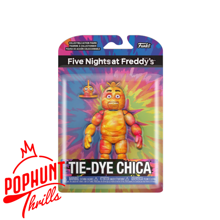 TIE-DYE Chica ACTION FIGURE Freddy Five Nights At Freddy's Funko Figure