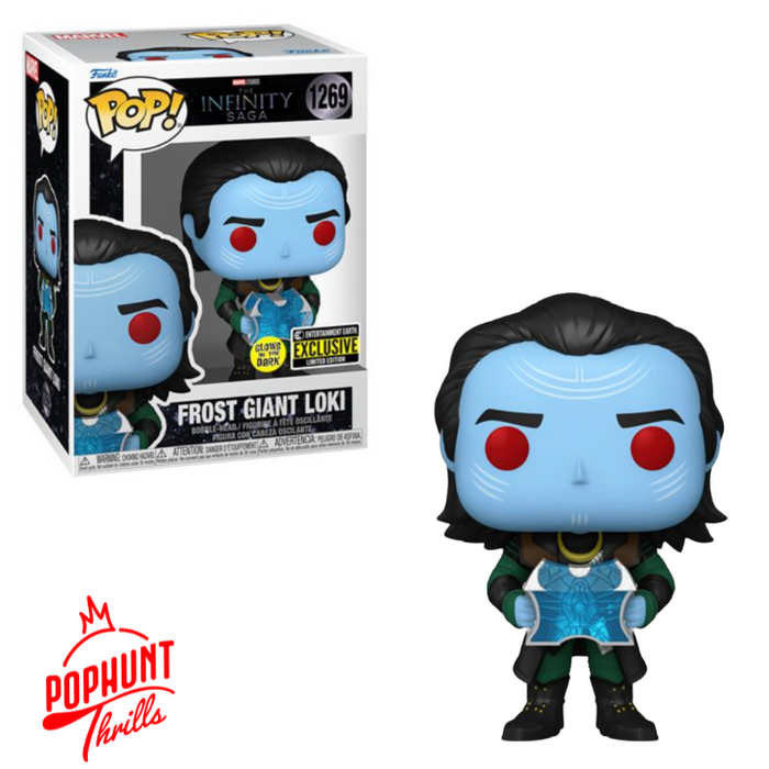 Frost Giant Loki #1269 Glow In The Dark Entertainment Earth Exclusive Funko Pop! Marvel The Infinity Saga