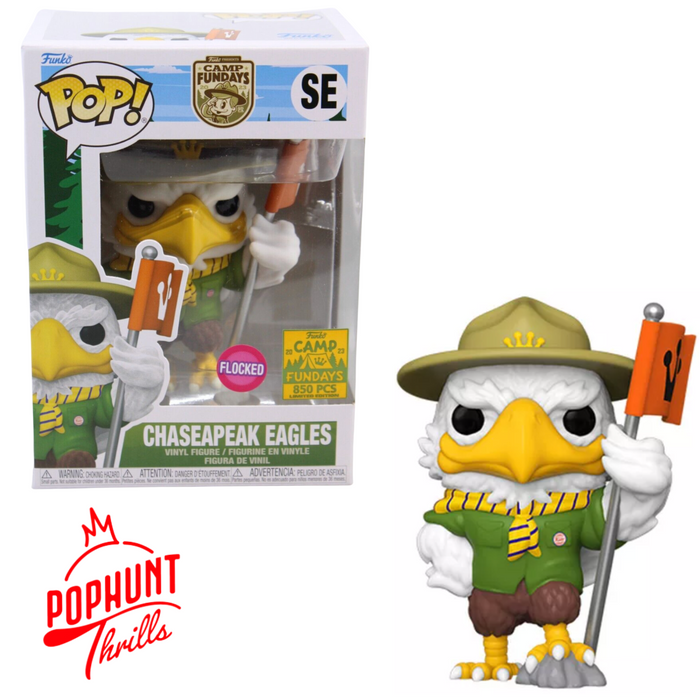 Chaseapeak Eagles #SE 2023 Camp Fundays Flocked (850 Pcs) Funko Pop! Camp FunDays