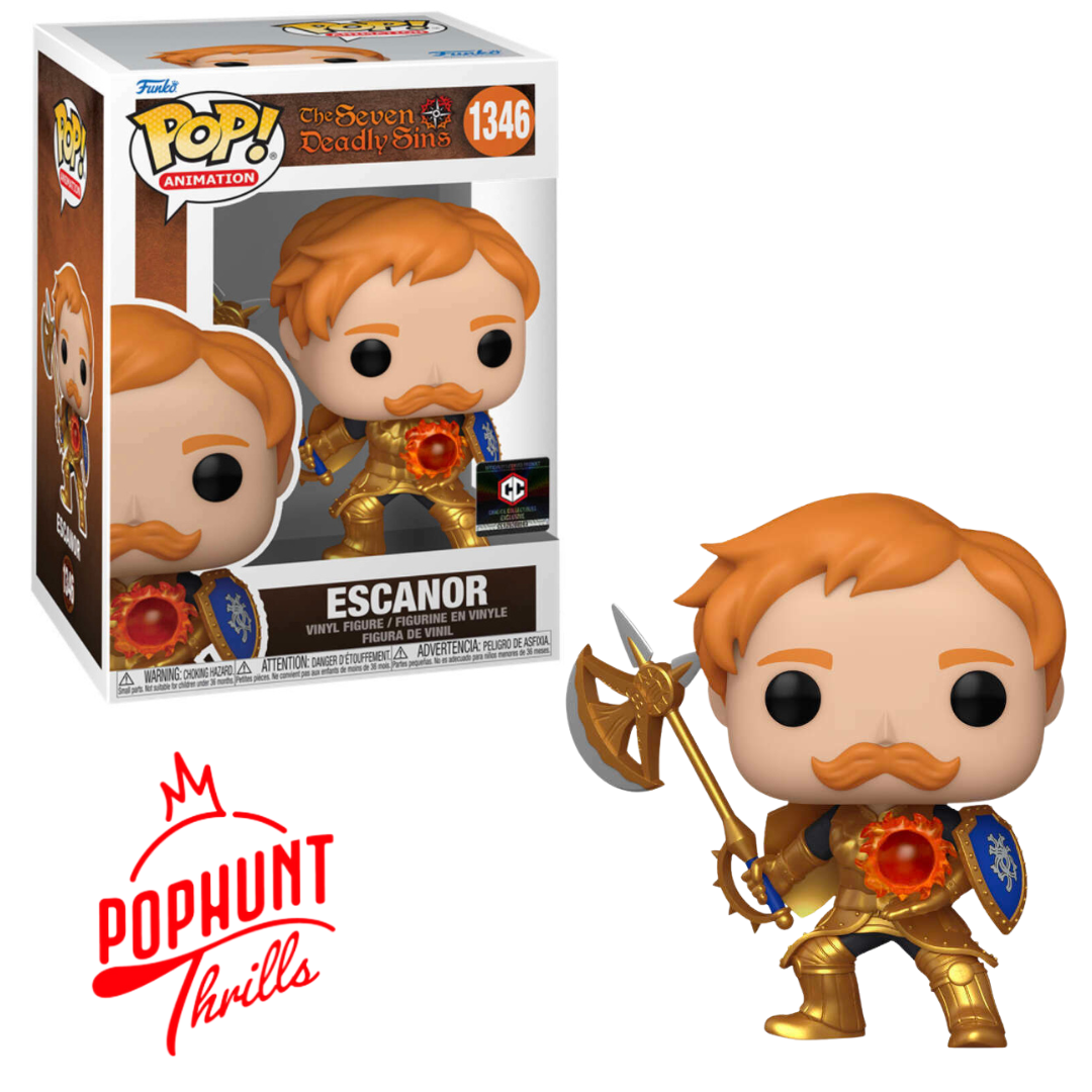 Escanor #1346 Chalice Exclusive Funko Pop! Animation The Seven Deadly Sins