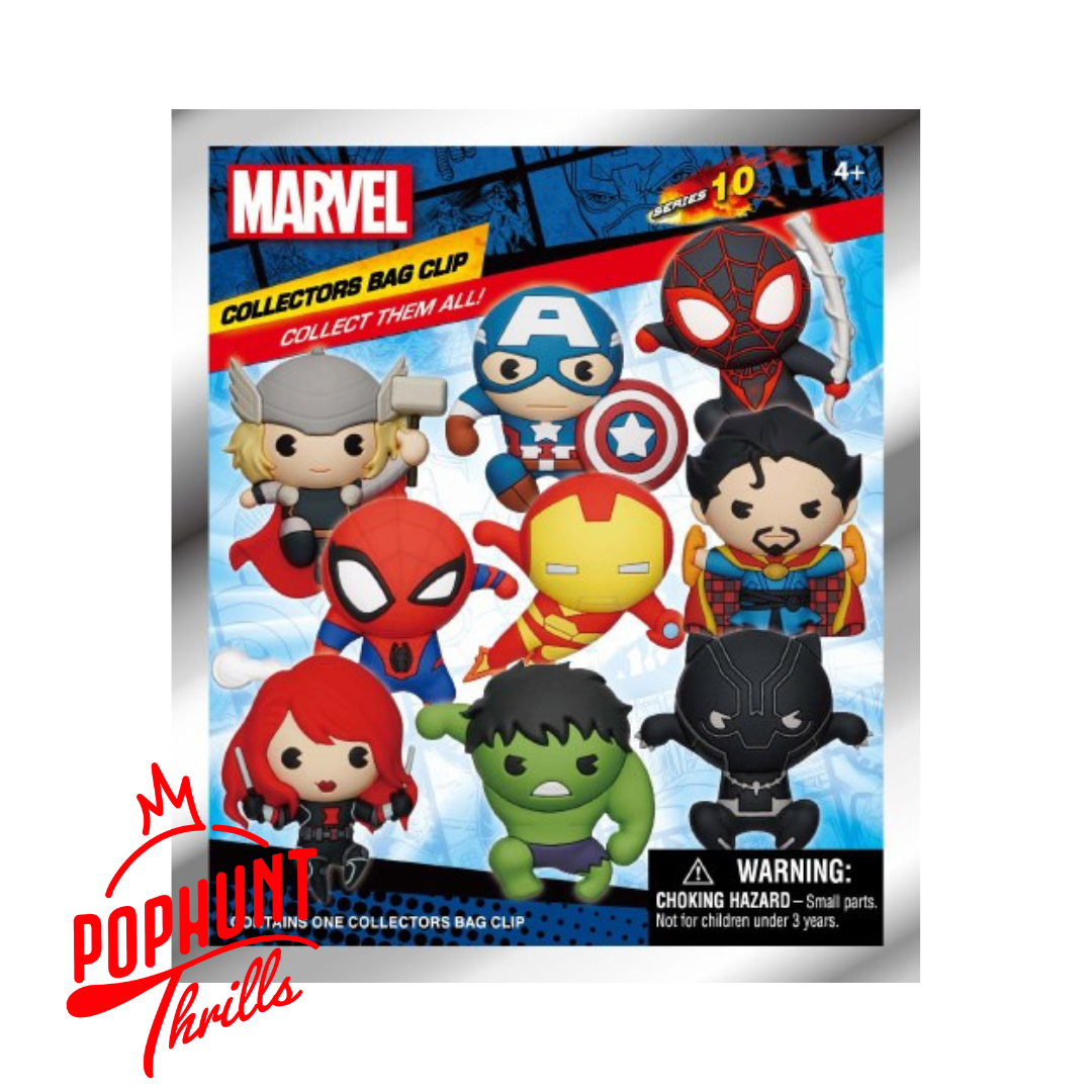 Marvel Series 10 3D Foam Bag Clip Blind Bag (SINGLE) — Pop Hunt