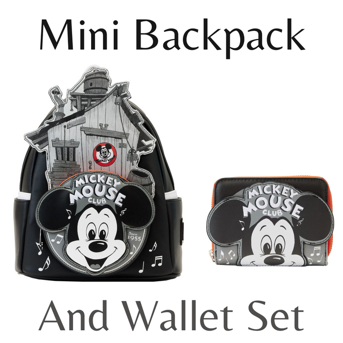 Appliquéd mini backpack - Black/Mickey Mouse - Kids | H&M IN