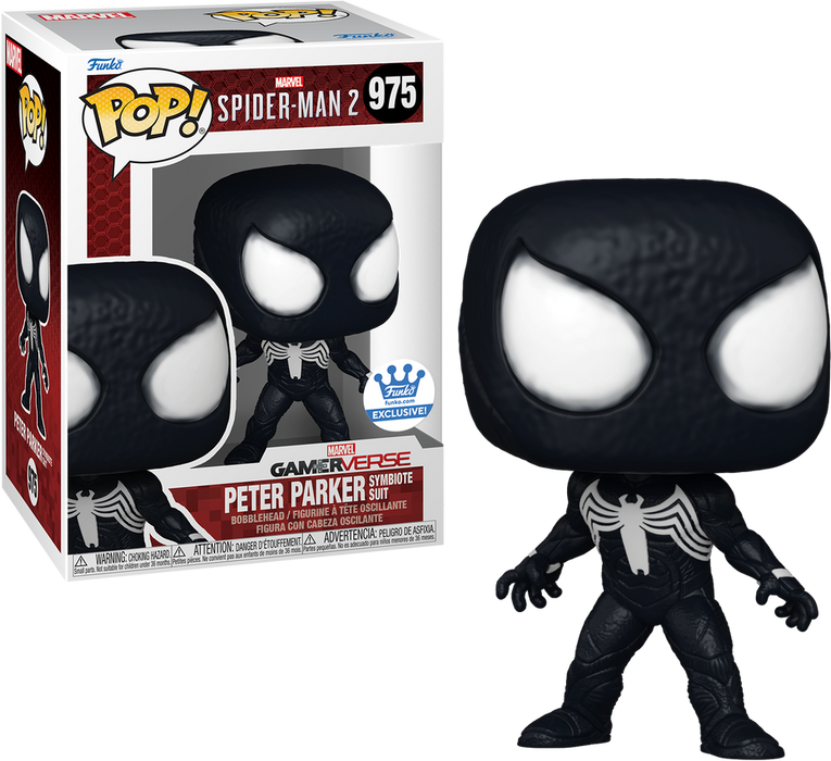 Peter Parker Symbiote Suit #975 Funko Shop Exclusive Funko Pop! Marvel Spider-Man Gamerverse