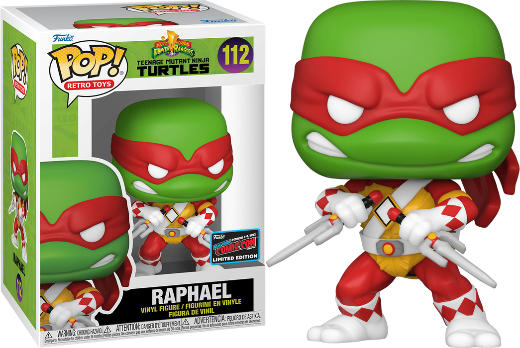 Raphael #112 2022 New York Limited Edition Funko Pop! Retro Toys Teenage Mutant Ninja Turtles