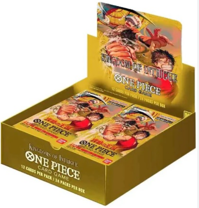 Booster Box One Piece Kingdoms Of Intrigue Bandai Em Inglês