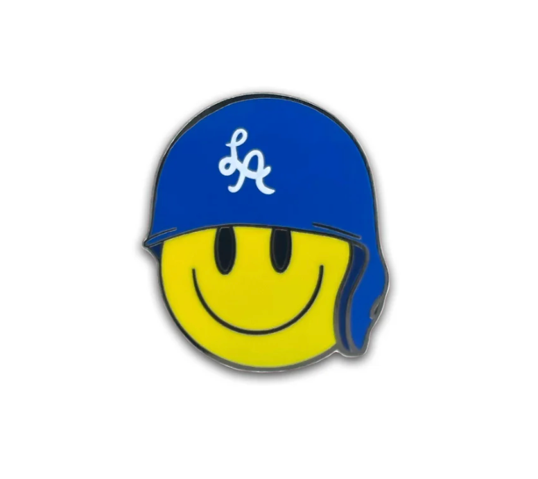 LA Smiley pin