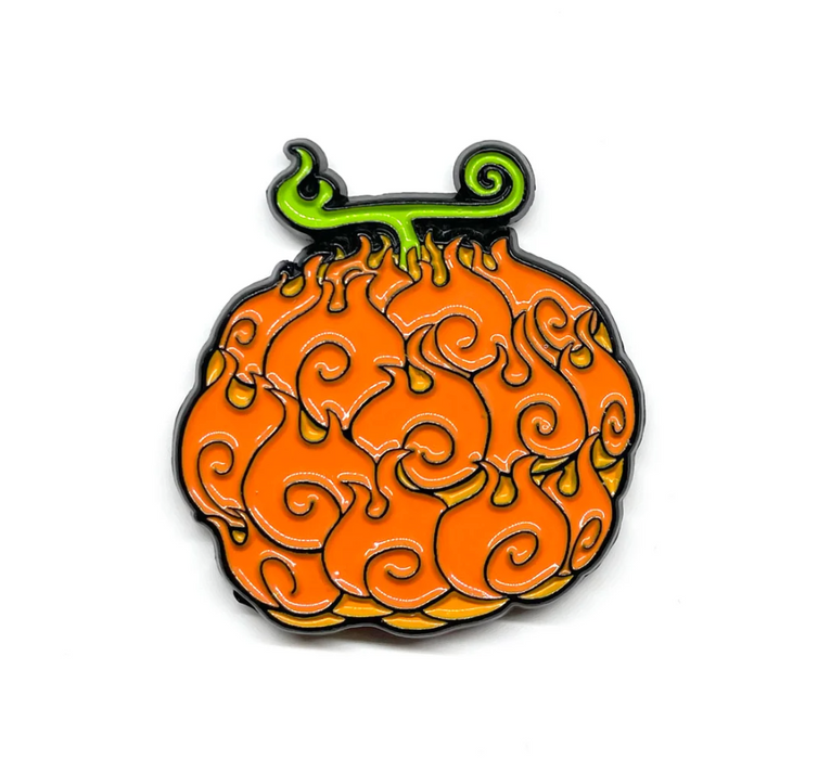 Flame Flame Fruit pin