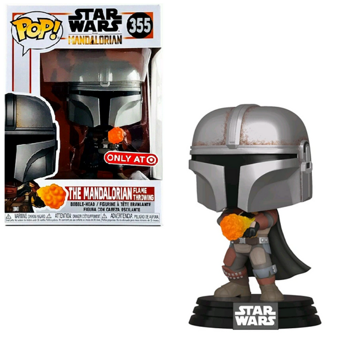 The Mandalorian Flame Throwing #355 Only @ Target Funko Pop! Star Wars The Mandalorian