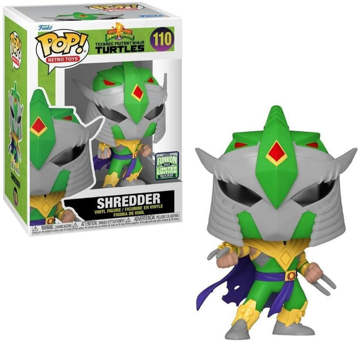 Shredder #110 2022 Funkon Limited Edition HQ 5 Year Anniversary Funko Pop! Retro Toys Teenage Mutant Ninja Turtles