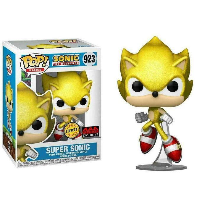 Super Sonic #923 AAA Exclusive Chase Limited Edition Funko Pop! Games Sonic The Hedgehog