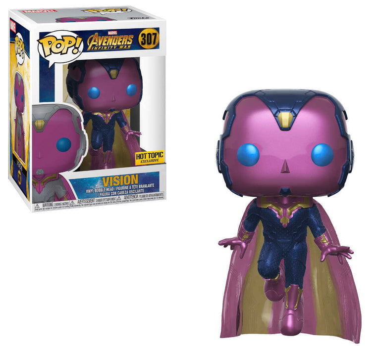 Vision #307 Hot Topic Exclusive Funko Pop! Marvel Avengers Infinity War