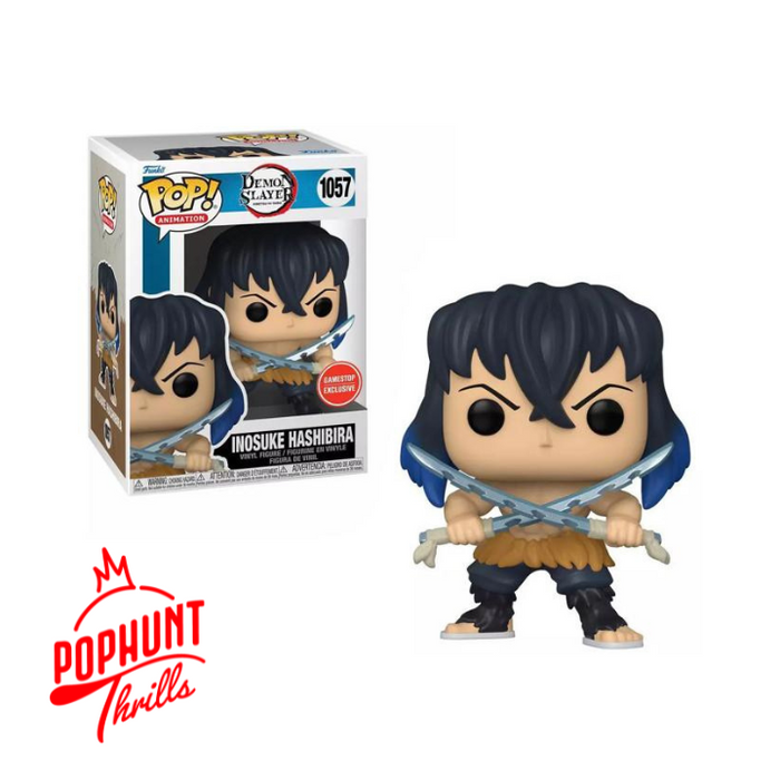 Inosuke Hashibara #1057 Gamestop Exclusive Funko Pop! Animation Demon Slayer