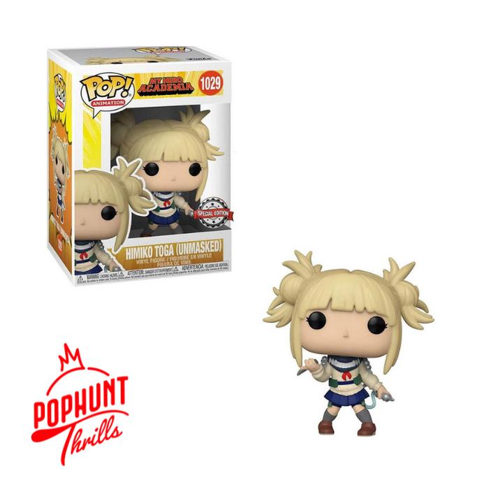 Himiko Toga Unmasked #1029 Special Edition Funko Pop! Animation My Hero Academia