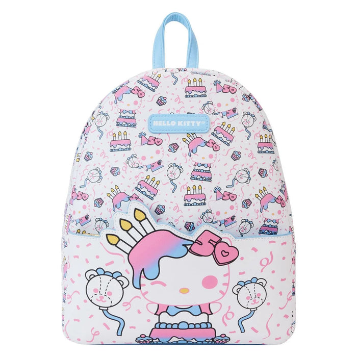 Hello Kitty 50th Anniversary Cake All-Over Print Funko Mini Backpack