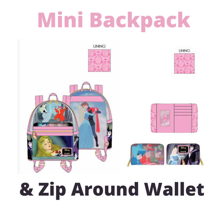 Buy Sleeping Beauty Princess Scenes Mini Backpack at Loungefly.