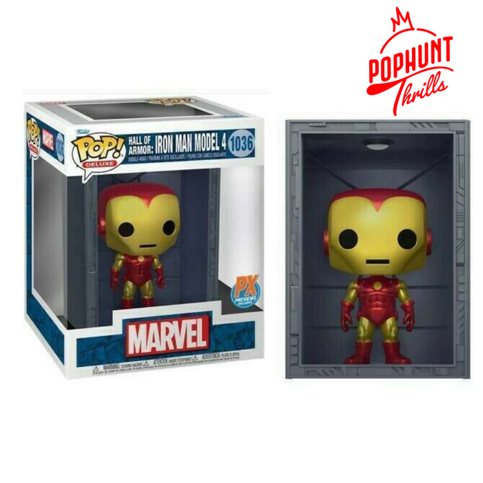 Hall Of Armor: Iron Man Model 4 #1036 PX Previews Exclusive Funko