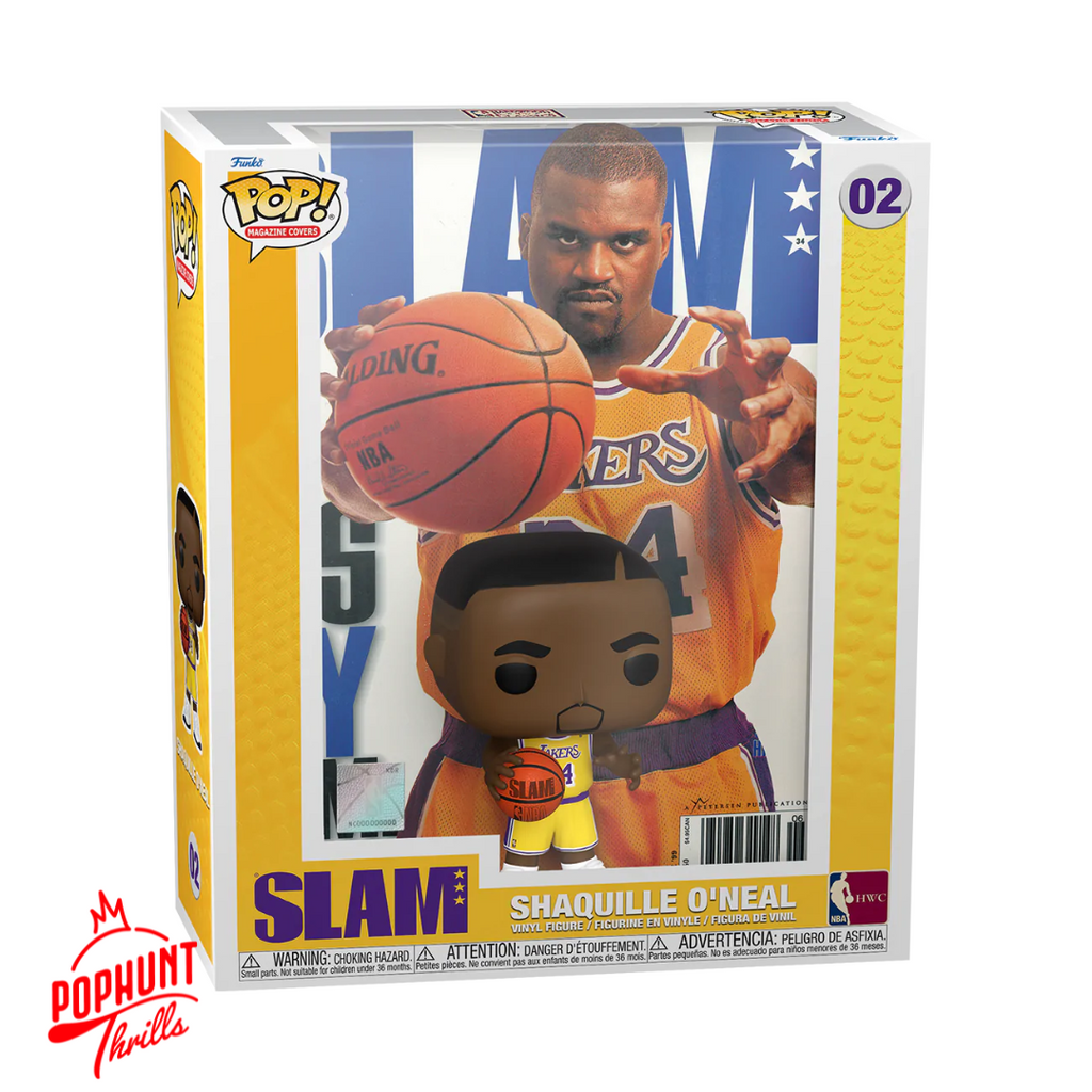 Shaquille O'Neal #02 Funko Pop! SLAM Magazine Covers Basketball Lakers —  Pop Hunt Thrills