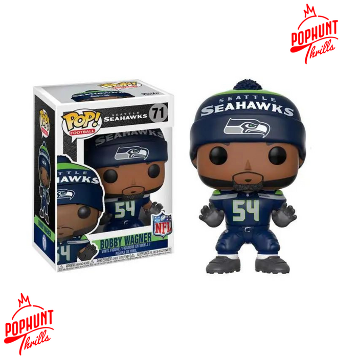 Bobby Wagner #71 Funko Pop! Football NFL Seattle Seahawks — Pop Hunt Thrills