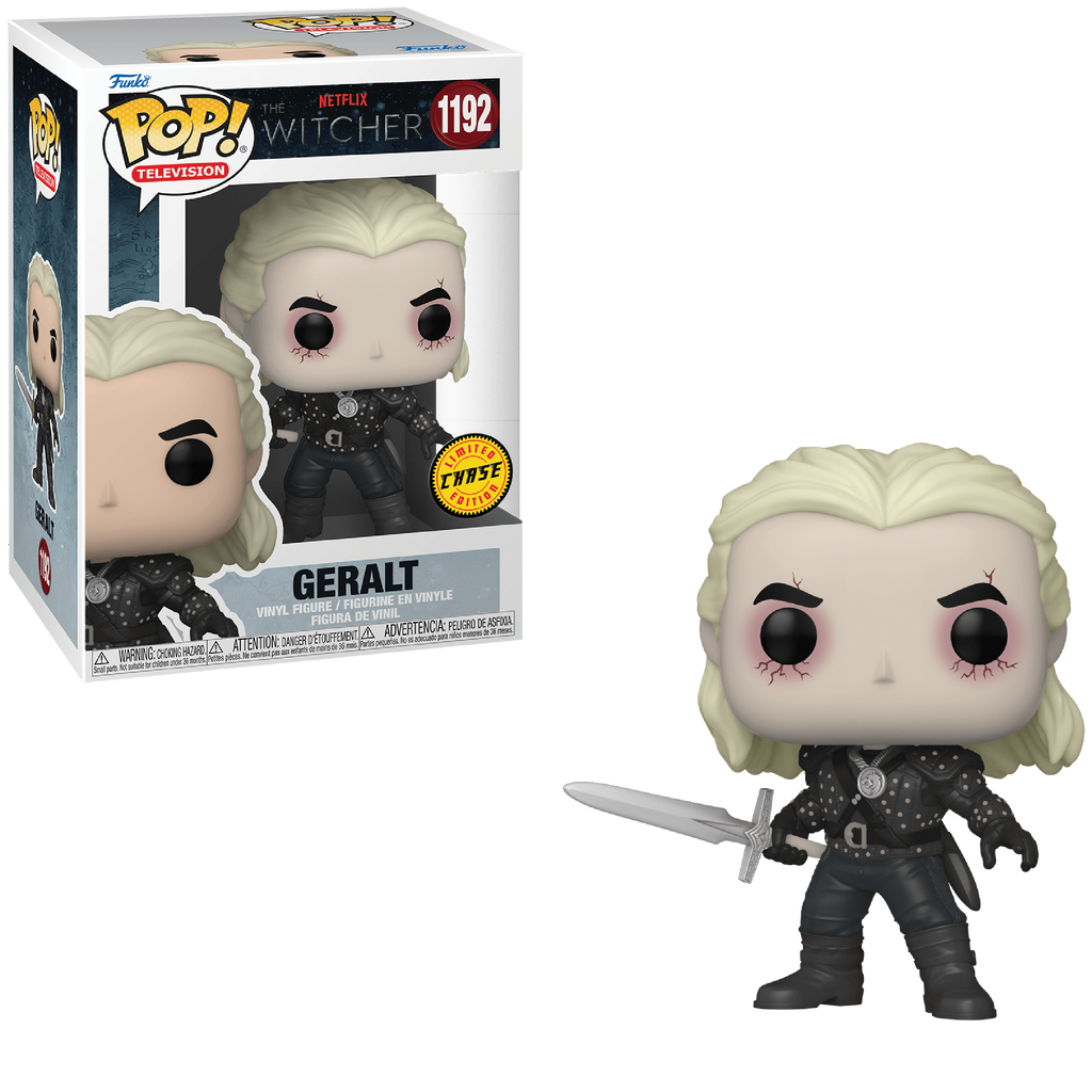 Geralt #1192 Limited Edition Chase Funko Pop! Television The Witcher — Pop  Hunt Thrills
