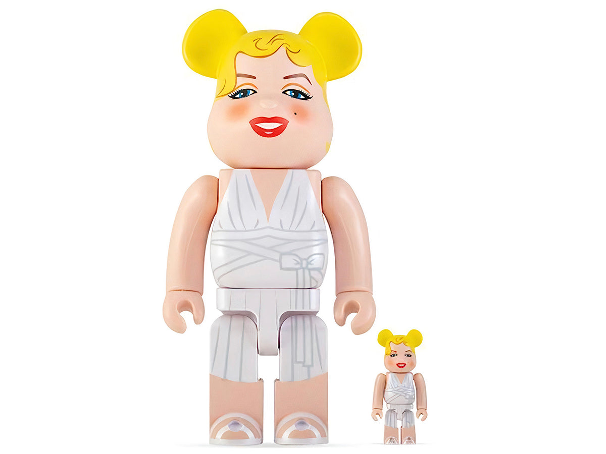 Medicom BE@RBRICK Marilyn Monroe 100% 400% Bearbrick Figure Set