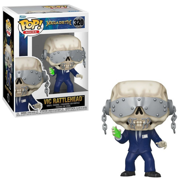 Vic Rattlehead #320 Funko POP! Rocks Megadeth