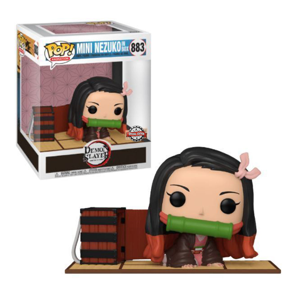 Mini Nezuko In Box #883 Special Edition Sticker Funko Pop