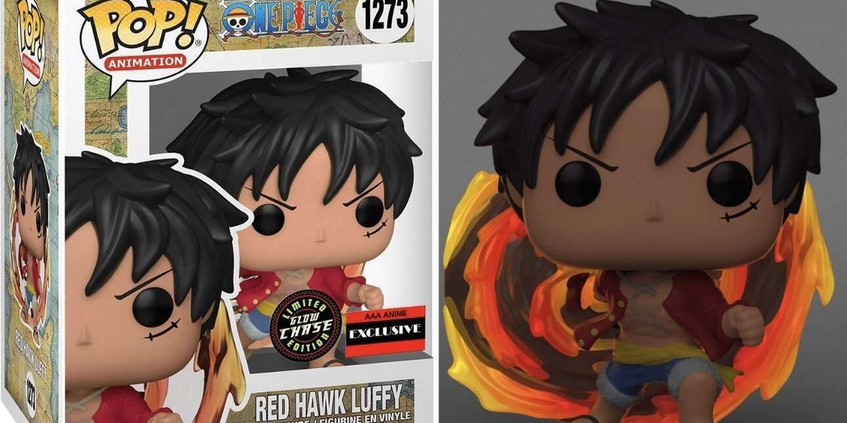 One Piece Luffy Red Hawk (Glow) Chase Exclusive Funko Pop #1273 (Speci –  Undiscovered Realm
