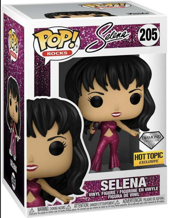 Selena #205 Diamond Collection Hot Topic Exclusive Funko Pop! Rocks