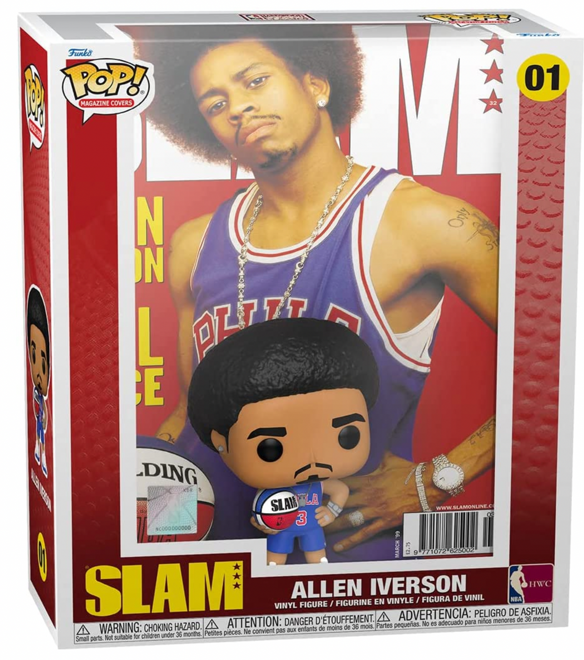 Allen Iverson #01 Funko Pop! Magazine Covers Basketball 76ers