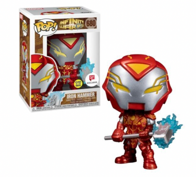 Iron Hammer #680 Walgreens Exclusive Glow In The Dark Funko Pop! Infinity Warps