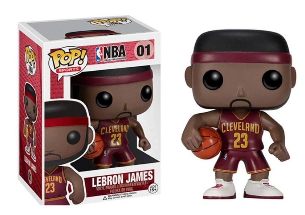 Lebron James #01 Funko Pop! (Error Print Miami Heat) Basketball
