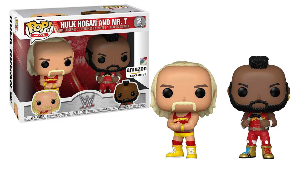 Hulk Hogan And Mr. T (2-Pack) Amazon Exclusive Funko Pop! WWE