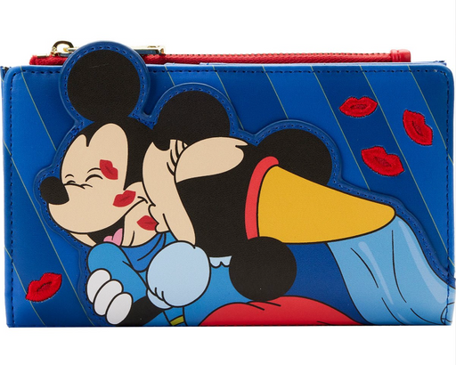 Loungefly Disney Minnie Daisy Pastel Color Block Dots Flap Wallet