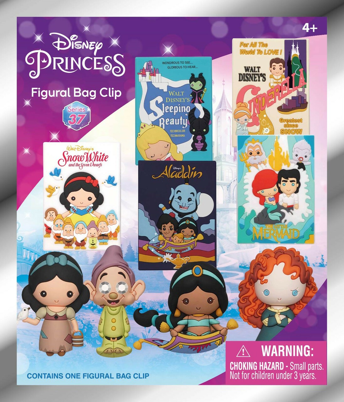 Disney Princess Figural Bag Clip Series 31 #toys #unboxing #figuralbag